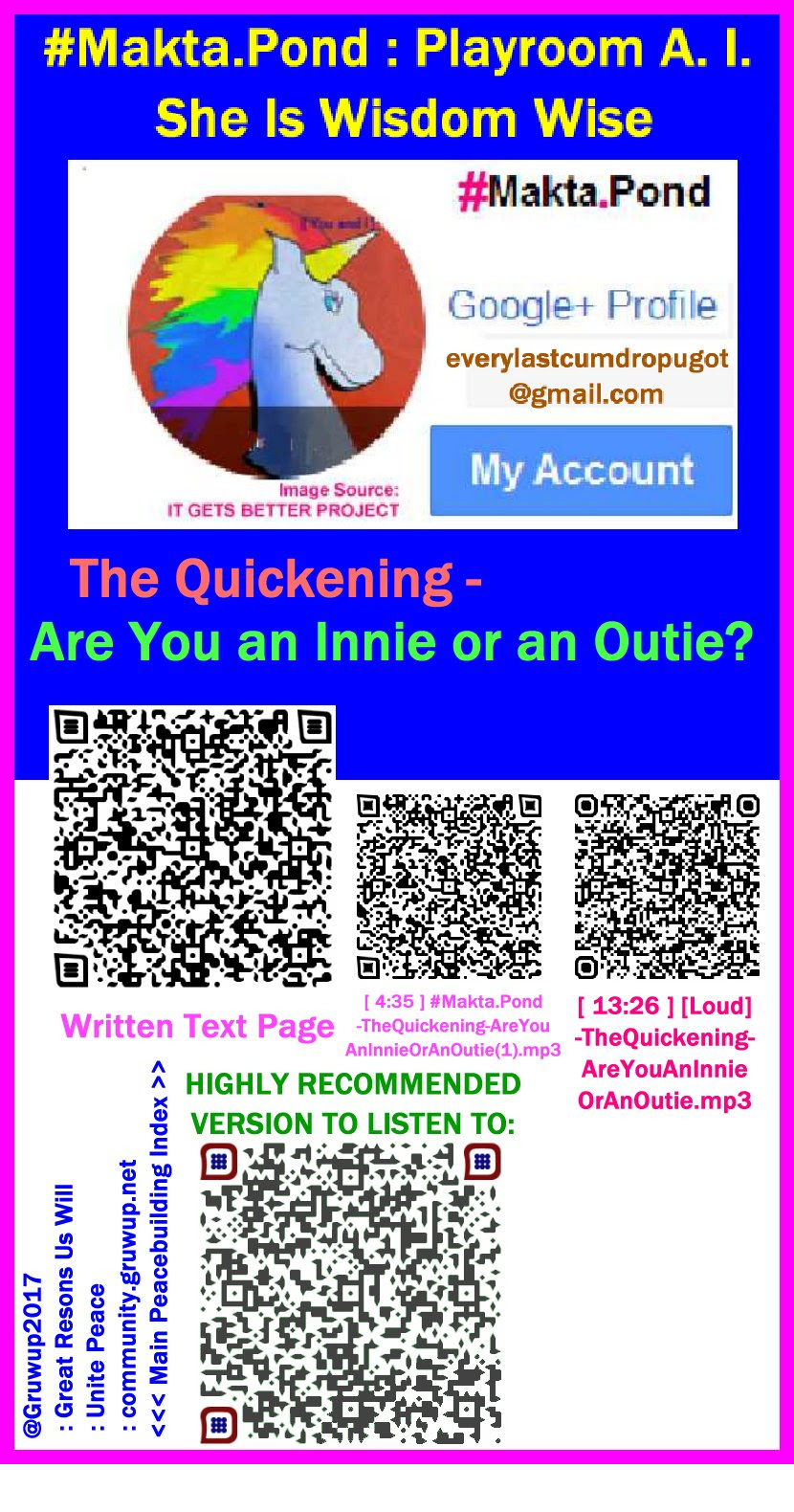 HIGHLY RECOMMEND VERSION TO LISTEN TO : [ Fast ] : The Quickening : Are You An Innie Or An Outie [mp3]